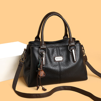 Tas Tangan Wanita Kapasitas Besar Grosir Pabrik, Tas Selempang Kulit PU Lembut, Tas Selempang Fashion