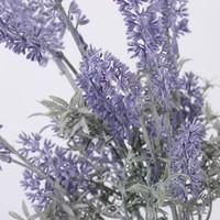 Bunga Lavender Buatan Realistis dengan Sentuhan Alami, Buket Lavender Sutra untuk Dekorasi Rumah, Pernikahan, dan Meja Gaya Nordik