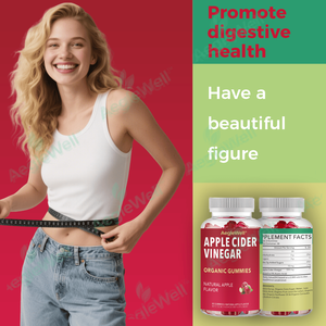 Kẹo dẻo giấm táo hữu cơ giảm mỡ, chiết xuất thực vật tự nhiên, không đường, halal, giá sỉ tốt, phổ biến - Product Image 6