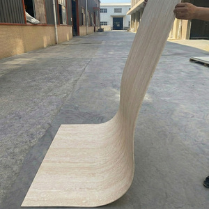 Panneau mural en pierre flexible et pliable pour revêtement de colonne circulaire, feuille de pierre souple MCM légère, surface incurvée - Product Image 1