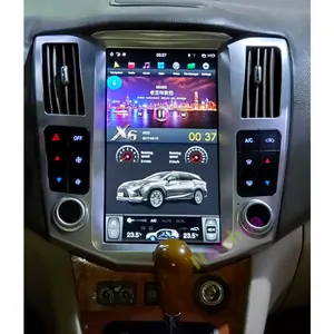 Navihua Android 6 çekirdek araç DVD oynatıcı oyuncu WIFI GPS navigasyon sistemi Carplay Tesla tarzı Lexus RX RX RX350 Tesla 2004 için
