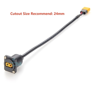 D-loại XT60 nữ để nam Chassis XLR Bảng điều chỉnh Núi mở rộng cáp điện cho pin Drone máy bay Máy bay mô hình tủ - Product Image 4