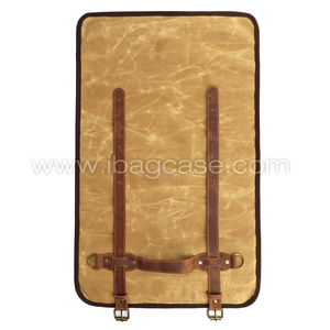 กระเป๋าเก็บมีดผ้าใบแบบม้วนสำหรับ<span class=keywords><strong>เชฟ</strong></span>เคลือบ12ช่องกระเป๋าเก็บมีดสำหรับใช้ในครัวแบบมืออาชีพ - Product Image 6