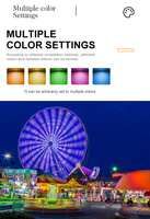 Controlador de Iluminación LED RGB SMD5050 Programable E14 DC24V para Atracciones, Cubierta Transparente, Luz Puntual LED, Cuerpo de Plástico IP67