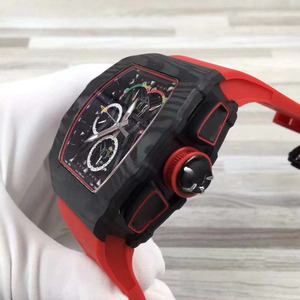 Reloj mecánico para hombre de alta calidad, superventas, moderno, con cronógrafo de segundos fraccionados, indicador de reserva de marcha, tacómetro y tourbillon. - Product Image 4