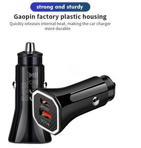 ที่ชาร์จในรถยนต์คุณภาพสูงแบบมินิ Type C 12W 2.4A พอร์ตคู่ USB+Type C ชาร์จเร็วสำหรับ iPhone 12 Pro - Product Image 5