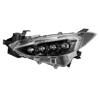 Dragon Crest 1416 Ensemble de phares pour Mazda3 Axela, mise à niveau 45W, clignotants dynamiques, lentille matricielle en cristal, feux de jour LED