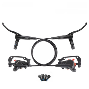 Komplettes Set Hydraulischer Bremssattel Rechts Links Bremshebel OUXI V8 E-<span class=keywords><strong>Bike</strong></span> Fatbike Fahrrad Ersatzteile Elektrofahrrad Zubehör - Product Image 4