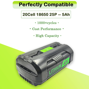 무선 낙엽/눈/먼지 제거기, 잔디깎이, 전동 공구 교체용 40V 리튬 이온 충전식 배터리 - Product Image 1