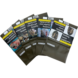 Dernières pochettes de tabac à rouler à la main GV de 25g, 30g, 50g, en ambre, pour le Royaume-Uni - Product Image 5