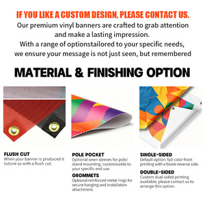 Bulk Wholesale Branded Vinyl Mesh PVC Outdoor Windproof Hanging Advertising Display Promotional <strong>Banners</strong> for Event Celebrations - Product Image 3
