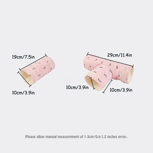 Simpatico criceto cavia che gioca a 2/3 fori traspirante pieghevole Tunnel tubo giocattoli gabbia della casa - Product Image 2