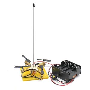 Kit de drone en bois OKYN-G5654 à assembler soi-même avec télécommande pour l'éducation STEM - Product Image 4