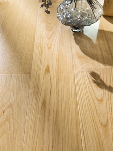 100% असली ठोस सफेद ओक लकड़ी फर्श प्राकृतिक हार्डवुड यूरोपीय डिजाइन शैली घर बेडरूम के लिए - Product Image 6