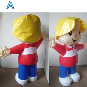 Vendita calda popolare OEM personalizzare il design in PVC gonfiabile appeso ragazza bambola del ragazzo per aria soffiare cartone animato uomo donna figura - Product Image 4