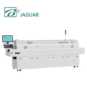 SM471 Của Trận Đấu Hoàn Hảo JAGUAR CE Chứng Nhận 6 Zone Lead-Free Hot Air Reflow Oven Trong SMT Line