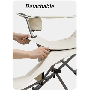 Chaise <span class=keywords><strong>de</strong></span> camping pliable portable en <span class=keywords><strong>filet</strong></span> avec sac <span class=keywords><strong>de</strong></span> transport, vente en gros, chaise longue <span class=keywords><strong>de</strong></span> plage d'extérieur, inclinable à gravité zéro réglable - Product Image 4