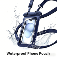 Pochette étanche universelle pour téléphone portable avec logo personnalisé, compatible écran tactile, pour activités de plein air, kayak, pêche, camping, OEM ODM