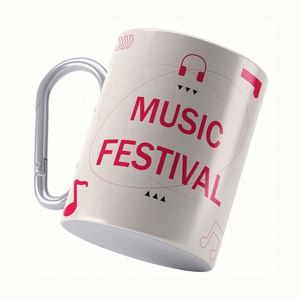 Custom Stainless Steel <b>Camping</b> Carabiner Mug Promotional Drinkware for Coffee Drinking <b>Cup</b> - Product Image 3