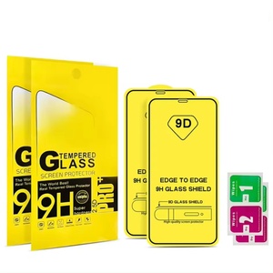 ฟิล์มกระจกนิรภัยคุณภาพสูง ปี 2024 หนา 0.33 มม. 9D 9H สำหรับ iPhone 12 15 14 13 6PLUS - Product Image 1