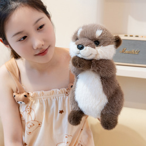 Al por mayor: Muñecos de peluche suaves de nutria Lutra Lutra, juguetes de animales de peluche, almohada de compañía para dormir, para máquinas de garras y souvenirs - Product Image 2
