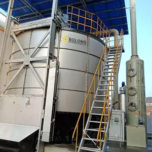 Organic Fertilizer Production Line From Food Waste Garbage Recycling Food Waste Composting Machine Kitchen Waste Composting Mach