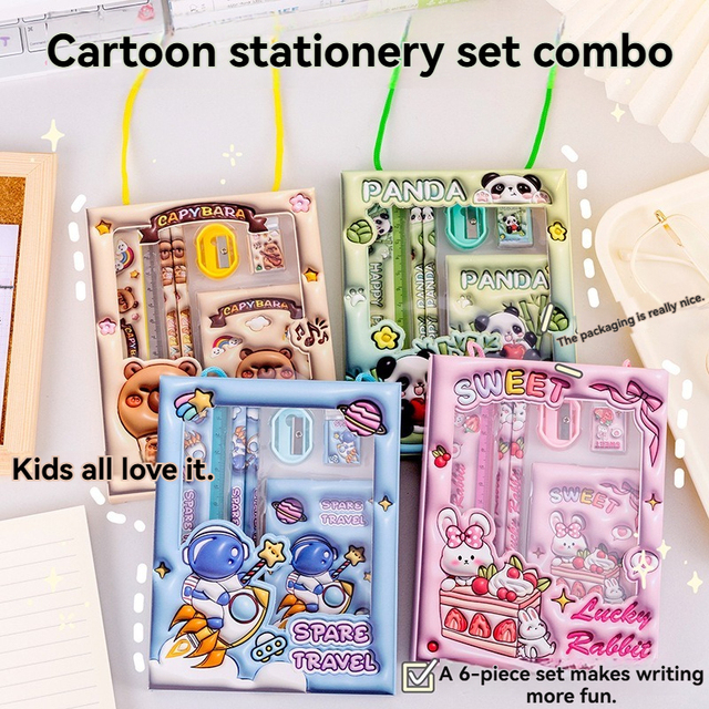 School Supplies Wholesale Stationery Set New Product Ideas 2026 for School Note Book and Pen Set Gifts Items for Kids