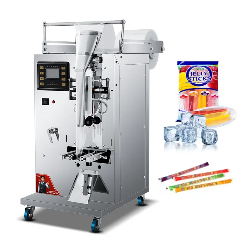 Fully automatic color popsicle fruit flavor packaging machine juice liquid filling and sealing packaging machine
