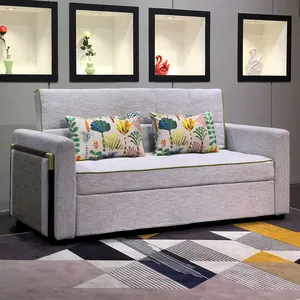 Ranjang Sofa pintar lipat mebel, tempat tidur Sofa tarik dapat dilipat, sudut dinding konversi, kasur tarik harga rendah