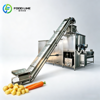 Machine à peler à la vapeur pour taro, pommes, pêches, poivrons, carottes, tomates, pommes