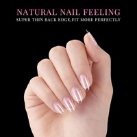 BQAN Soft Gel Tips 510Pcs Box Nail Extension French Tip Press On Nails Nail tips For Manicure