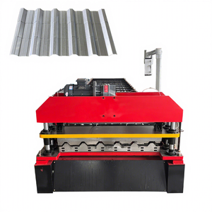 เครื่องขึ้นรูปเหล็กสีกระเบื้องทำจากไม้ไผ่ชั้นเดียวแบบอัตโนมัติ - Product Image 1