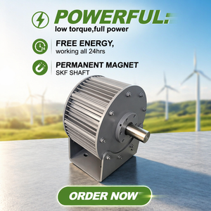 Alternateur à faible vitesse et couple élevé CE MAGNET 220V 10kW 50kW 30kW Générateur à volant d'inertie Énergie libre - Product Image 1