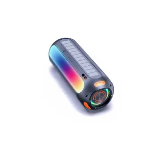 LED Licht Bluetooth IPX6 wasserdicht TWS magnetischer Lautsprecher für iPhone Für Iphone tragbarer Outdoor 5000 mAh Solarstrom Lautsprecher