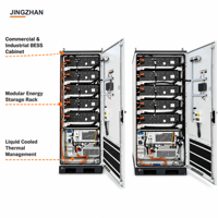 Armoire de stockage de batteries à refroidissement liquide pour énergie renouvelable, pour projet de décalage d'énergie en centrale photovoltaïque, service de fourniture