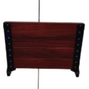 Tomato Wall Mounted <b>Folding</b> <b>Stool</b> 49x41.8x38cm Teak Wood Shower Bathroom Changing Room Use - Product Image 4
