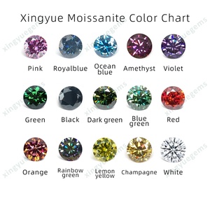 Certificado Xingyue Gra, Moissanita Suelta al por Mayor, Creada en Laboratorio, Corte Corazón, Súper Blanca, Color VVS, Efecto de Juego de Color/Fuego, Certificada por Terceros - Product Image 6