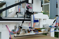 Máquina CNC 1325 ATC para Muebles, Router CNC de Anidamiento con Alimentación Automática, Corte y Perforación de Paneles de Puerta con Etiquetado