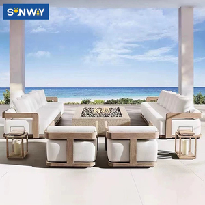 High-End Modern Design Solid Wood Teak Set for Hotels Patios Villas Gardens Luxury Yacht Style for Parks - Product Image 2