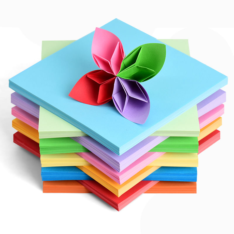 A4 70g thick hard card DIY handmade paper Paper-cut hand-painted greeting cards double-sided 4K color card origami