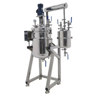 1 yıl garanti 10 litre Pilot reaktör paslanmaz çelik paslanmaz çelik karıştırma reaktörü kimyasal reaktör - Product Image 2