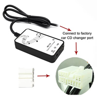 Syuan-cambiador de música Digital para coche, dispositivo que se conecta a la fábrica, CD, olla aplicable a Toyota, Lexus, Mazda, Ford y AUDI