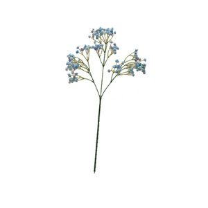 B025A Fleurs artificielles en soie bleu clair effet ciel étoilé, haute simulation, pour décorations de mariage et décoration intérieure - Product Image 5