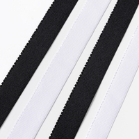 Ruban élastique large personnalisé en gros 20MM en nylon et élasthanne, bande élastique picot pour la couture de sous-vêtements, ceinture et accessoires vestimentaires