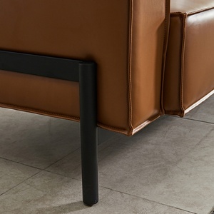 Guangzhou Factory Wholesale Modern Style Extendable Leather <b>Sofa</b> Set for Living Room <b>Office</b> Apartment Mall Hotel Furniture - Product Image 6