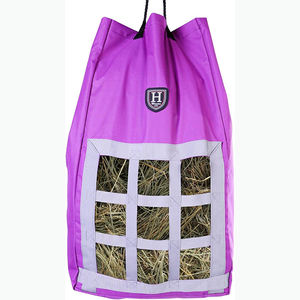 Muestra Gratuita de Bolsa para Alimento de Caballos, Bolsa de Alimentación Resistente con Correa Ajustable, Almohadilla de Cuello Cómoda, Almohadilla Nasal y Doble - Product Image 1