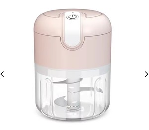 Mini picadora de ajo eléctrica inalámbrica portátil, picadora de carne y trituradora de verduras con características seguras de carga USB - Product Image 3
