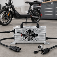 Chargeur intelligent IP67 pour batterie lithium NMC 15S 63V 15-20A pour chariot de golf 60V, chariot élévateur, vélo électrique, scooter, véhicule électrique