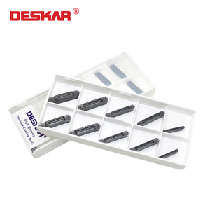Hoja de ranurado prensado de carburo para torno CNC DESKAR para procesamiento de acero inoxidable personalizable para MRMN200 300 400-M LDA - Product Image 1