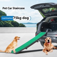Échelle d'escalade pliable solide en plastique PP pour chien de compagnie avec escaliers antidérapants pour animaux de compagnie grand chien voiture escaliers Transport transporteur extérieur